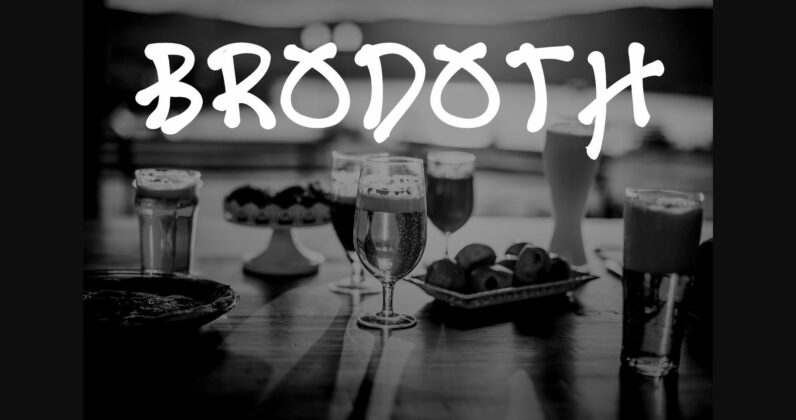 Brodoth Font Poster 4