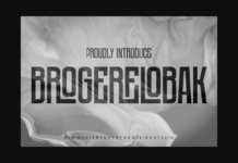 Brogerelobak Font Poster 1