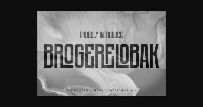 Brogerelobak Font Poster 1