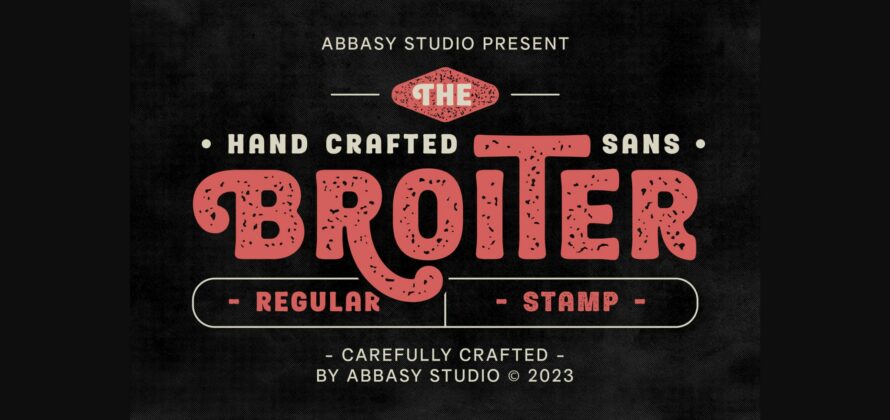 Broiter Font Poster 3