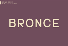 Bronce Font Poster 1