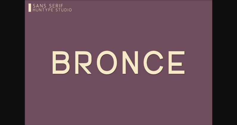 Bronce Font Poster 1