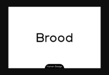 Brood Font Poster 1