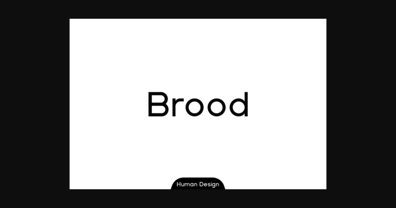 Brood Font Poster 1