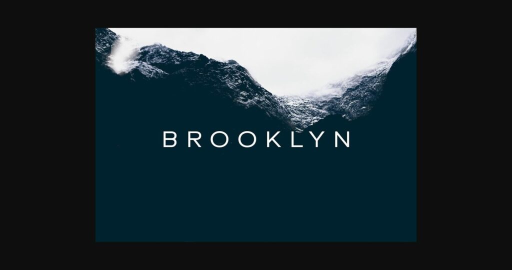 Brooklyn Font Poster 1