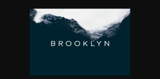 Brooklyn Font Poster 1