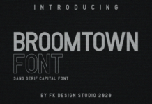 Broomtown Font Broomtown Font