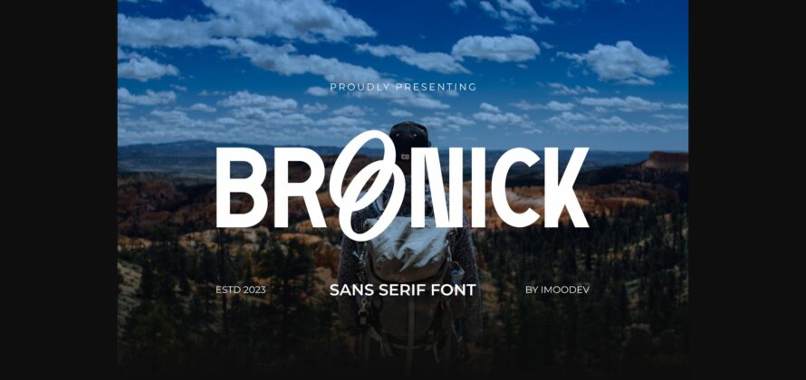 Broonick Font Poster 3