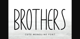 Brothers Font Poster 1