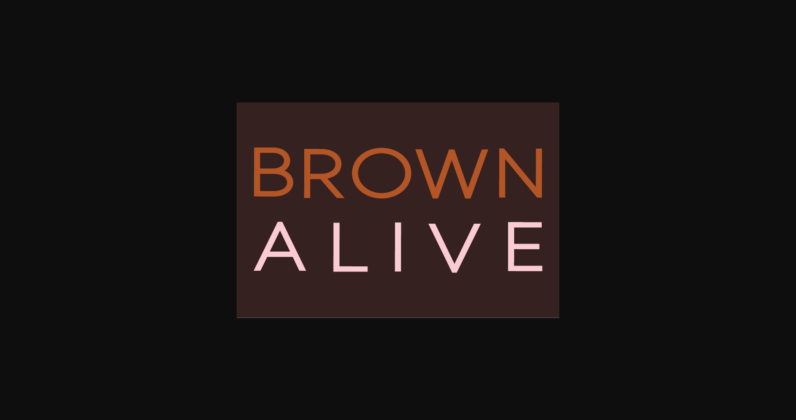 Brown Alive Font Poster 3