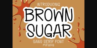 Brown Sugar Font Poster 1