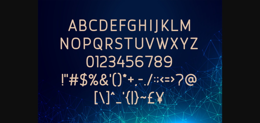 Browncode Bold Font Poster 2