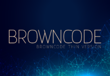Browncode Thin Font Poster 1