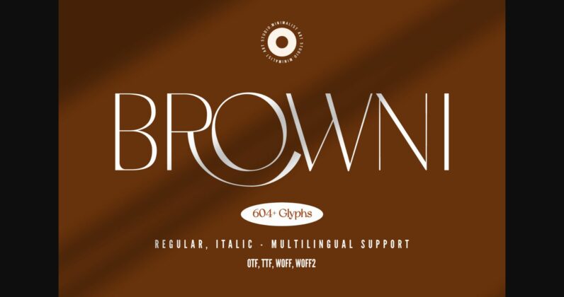 Browni Font Poster 3