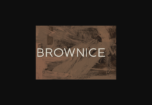 Brownice Font Poster 1