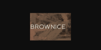 Brownice Font Poster 1