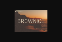 Brownice Font Brownice Font Poster 1