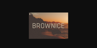 Brownice Font Poster 1