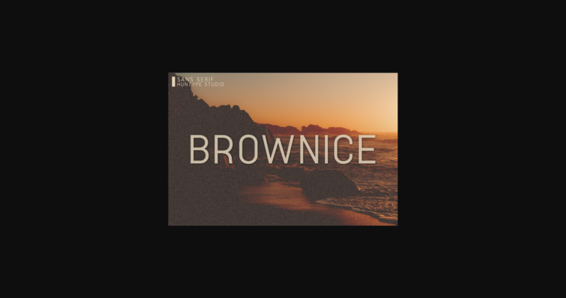 Brownice Font Poster 1