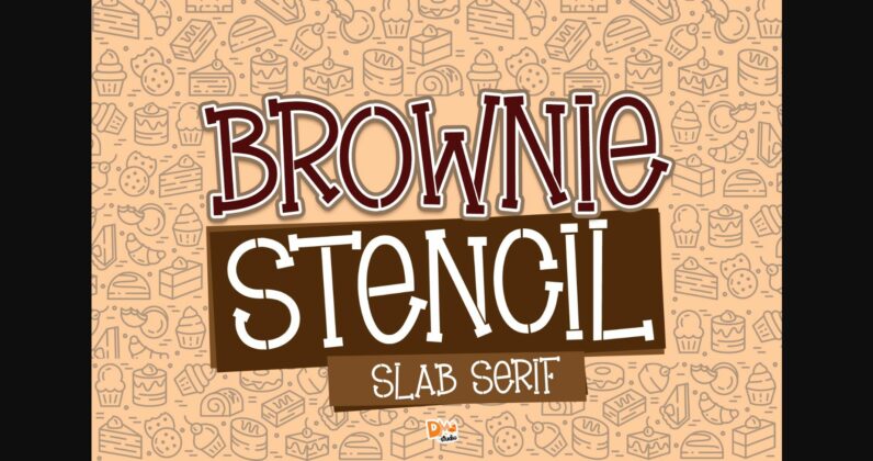 Brownie Stencil Poster 3