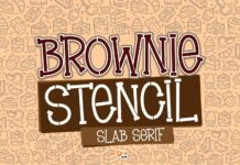 Brownie Stencil Poster 1