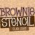 Brownie Stencil