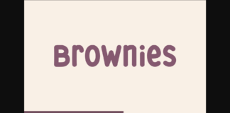 Brownies Font Poster 1