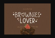 Brownies Lover Font Poster 1
