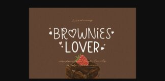Brownies Lover Font Poster 1