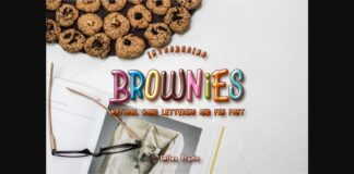 Brownies Font Poster 1