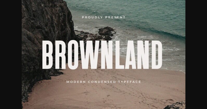 Brownland Font Poster 3