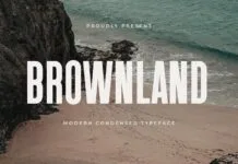 Brownland Font Brownland Font Poster 1