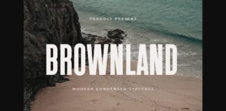 Brownland Font Poster 1