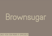 Brownsugar Font Poster 1