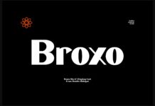 Broxo Font Poster 1