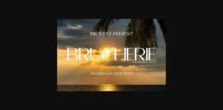 Brucherie Font Poster 1