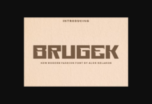 Brugek Font Brugek Font Poster 1