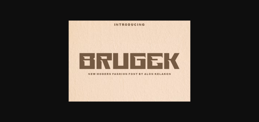 Brugek Font Poster 1