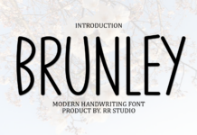 Brunley Font Poster 1