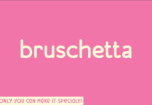 Bruschetta Font Poster 1