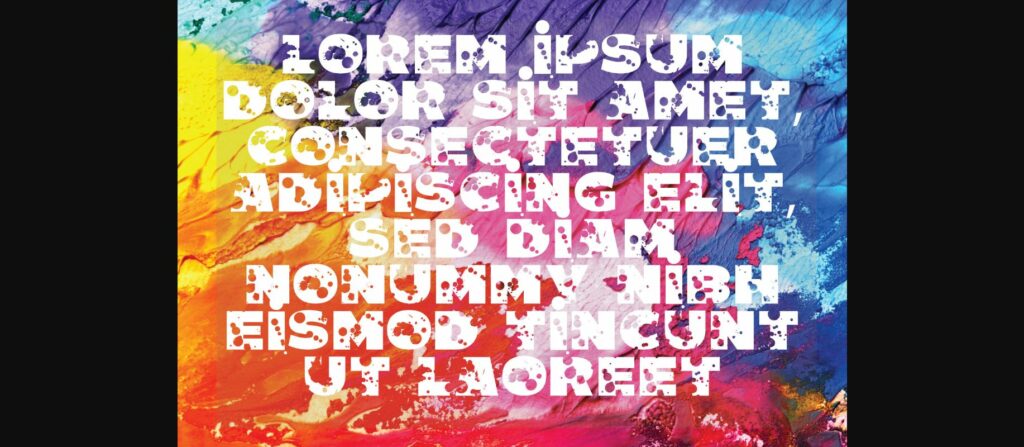 Brush Shake off Font Poster 9