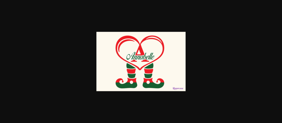 Brutus Elf Leg Monogram Font Poster 2