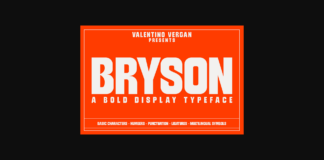 Bryson Font Poster 1