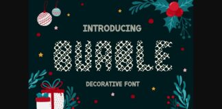 Buable Font Poster 1
