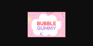 Bubble Gummy Font Poster 1