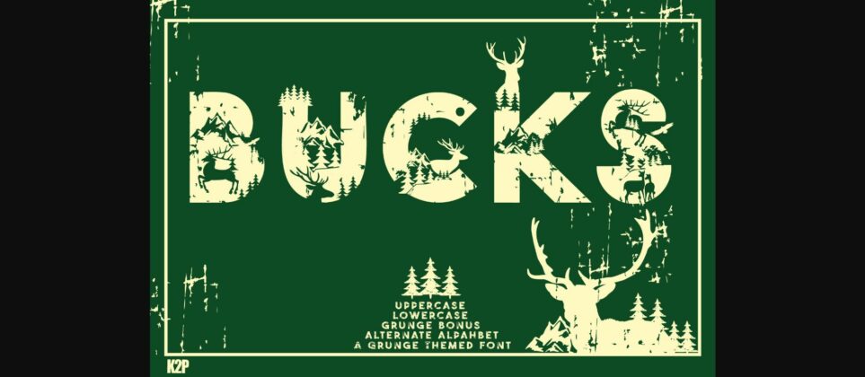 Bucks Font Poster 3