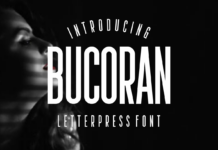 Bucoran Font Poster 1