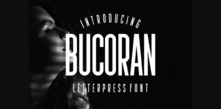 Bucoran Font Poster 1