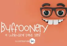 Buffoonery Font Buffoonery Font Poster 1