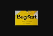 Bugfest Font Poster 1